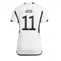 Tyskland Mario Gotze #11 Hemmatröja Kvinnor VM 2022 Korta ärmar